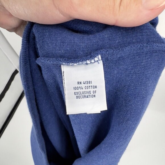 Polo Ralph Lauren Men's Pullover 1/4-Zip Sweater Blue Yellow Pony L Large - Picture 5 of 6